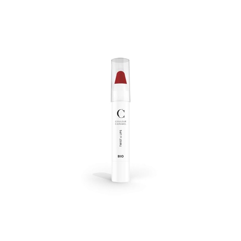 Couleur Caramel Twist&Lips Barra de Labios 407 Glossy Red 1Un