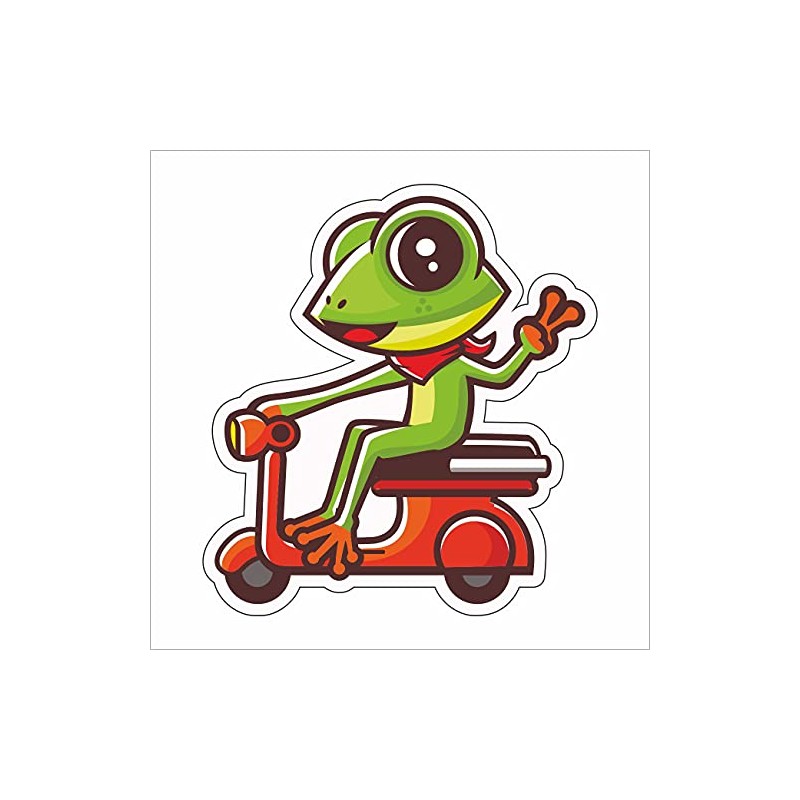 AMA shop FUN FUN SCOOTER MOD.4 PVC sticker for Wall