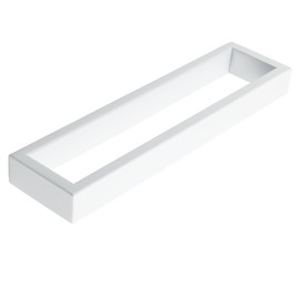 Sayayo White Towel Bar for Bathroom Wall, 10 Inch Hand Towel Holder, SUS304 Stainless Steel Towel Rack, Modern Square Towel Ring