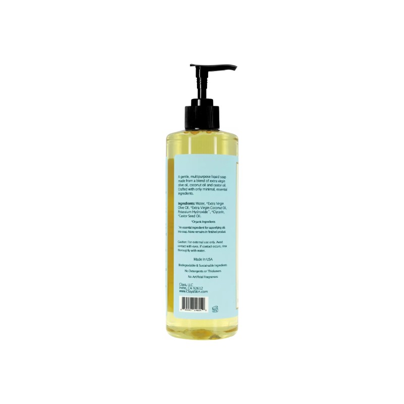 Liquid Castile Soap Set – Organic Ingredients, Gentle For Sensitive