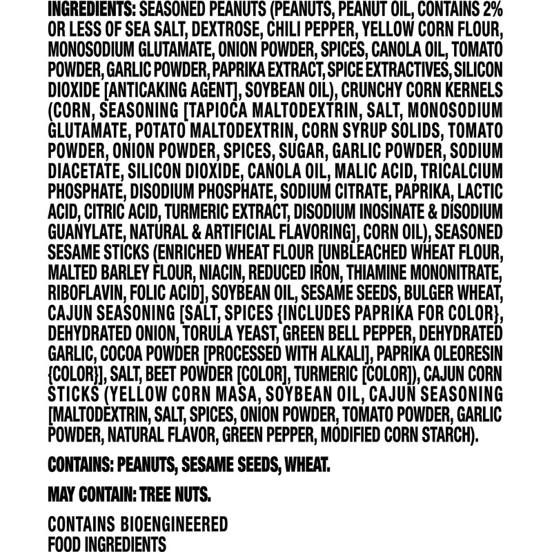 PLANTERS Spicy Nuts & Cajun Sticks Trail Mix- Mixed Nuts