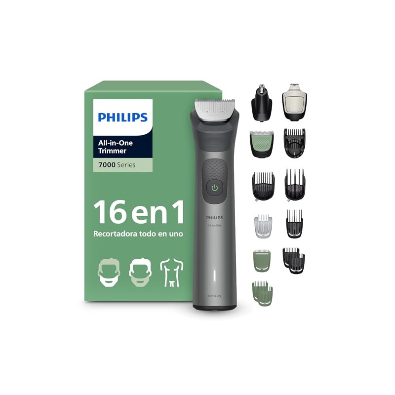Philips Multigroom Serie 7000 Recortadora Todo en Uno para Hombre