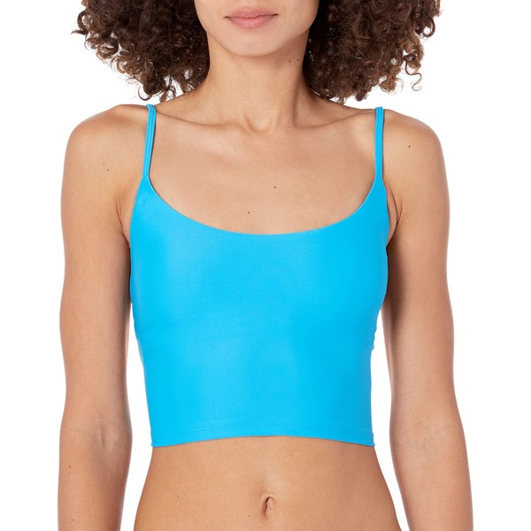 Body Glove Traje de baño para Mujer Standard Smoothies Norah Solid Crop Bikini Top, Coastal, XS
