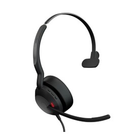 Jabra Evolve2 50 Wireless + Wired Headset - Bluetooth 5.2 + USB C - Active Noise Cancelling in Microphone & Headphones - ANC - Rich, Immersive Sound - UC Certified - On Ear Headphone with Mic 4 PC