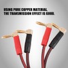 HI-FI Pure Copper Speaker Cable Right Angle L Type Banana