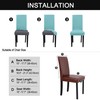 sourcing map High Back Dining Chair Covers, Stretch Removable Washable