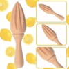 Wooden Citrus Juicer - Handheld Manual Lemon/Orange Reamer | Portable