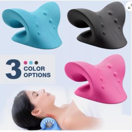 RestCloud Cervical C - Shaped Traction Device Rest Cloud P. Health NEW (Blue, Pink, Black)