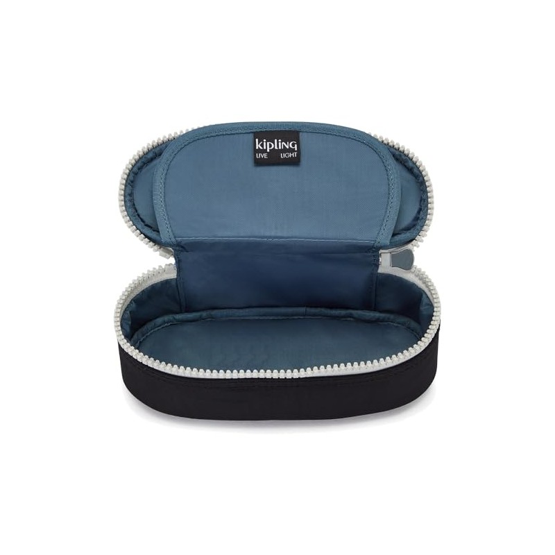 Kipling DUOBOX Mittelgroßes Federetui, Beutel, Etuis, True Block (Blau)