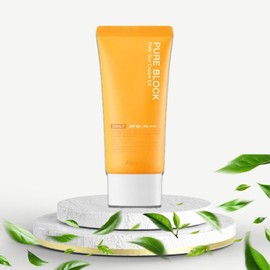 Pure Block Natural Daily Sun Cream SPF50 | High Protection, Lightweight, Moisturising & Non-Greasy, Broad Spectrum UVA/UVB, Suitable for All Skin Types 100ml