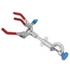 Lab Clamp 3 Prong,Adjustable Test Tube Flasks Clamp,Finger Swivel Style