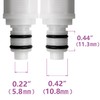 IRONSTAR Quick-Disconnect Hose Barb Insert, Quick Connect Hose Fittings, Plastic