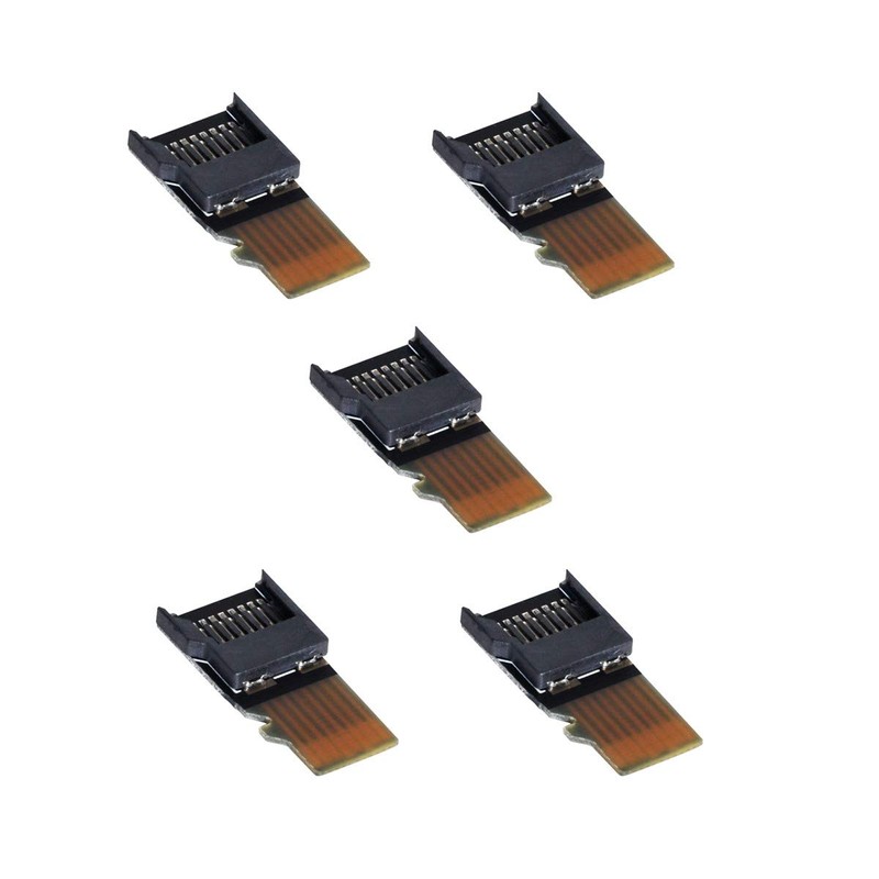 cablecc 5 Pieces/Lot Micro SD TF Memory Card Kit Male