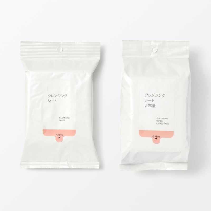 MUJI 84473357 Cleansing Sheet, 12 Sheets/Approx. 8.9 x 7.9 inches