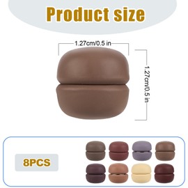 XIHIRCD 8pcs Hijab Magnets, Strong Magnetic Hijab Pins Buttons Multi-Purpose No-Snag Hijab Pins Magnetic Scarf Clasp Pinless Brooch for Women Clothing Scarf Accessories (Color E)