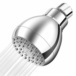 YVZUL High Pressure Shower Head3 Inch Anti-clog Anti-leak Fixed Chrome