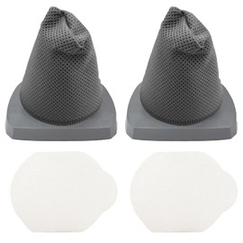 YUJINRU 4 Pack Replacement Filters Compatible with Eureka NES215A/ NES210/ NES212/ NES215 Blaze Stick Vacuum Cleaner, Fits Model N0101 N0102 Series,2 Pack Vacuum Filters & 2 Pack Pre-Motor Filters