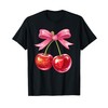 Cute Cherries | Cherry Bow | Cherry Fashion T-Shirt