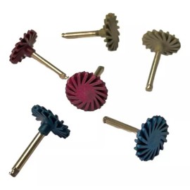 Vedent Cln Kit De Pulido Resinas Alto Brillo 6 Discos De Goma Economico