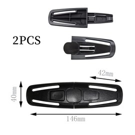 JOCXZI Pack of 2 child seat buckle protectors - belt buckle security, child seat belt locks, for car seats with removable straps...