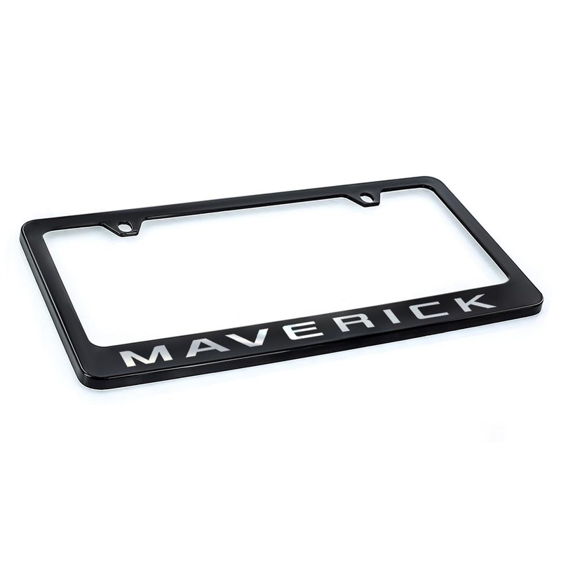 Ford Maverick Metal License Plate Frame