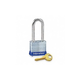 Master Lock 7KALF-P812 1-1/8" Wide Laminated Steel Padlock, 2-1/2" Shackle - Keyed Alike