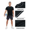 Camisetas de natación para hombre, protección solar UPF 50+, playera