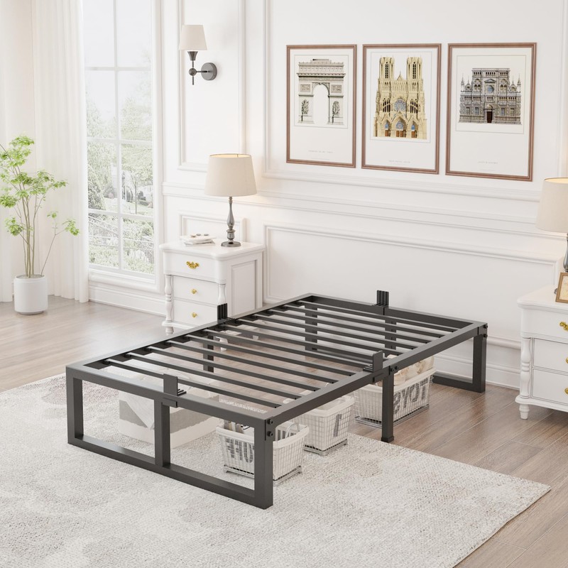 Yitong Angel Twin Bed Frames Platform, 14 Inch High 3500