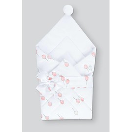 myHummy Babywickeldecke - pastellfarbene Ballons