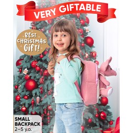 Pink Dinosaur Backpack Dinosaur Toys for Kids 3-5 - Dinosaur Toys for 3 4 5 6 7 Year Old Girls Birthday Gift - Toddler Backpack for Boys Girls - Triceratops Toy Dinosaur Plush Stuffed Animal Backpack