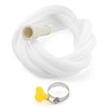 Air Conditioner Drain Hose Kit, with Cuttable Rubber Adapter &