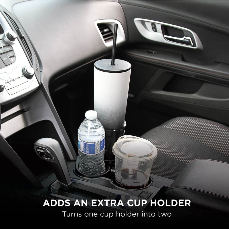 Limitless Dual CupStation - 2-in-1 Expandable Cup Holder with 360°