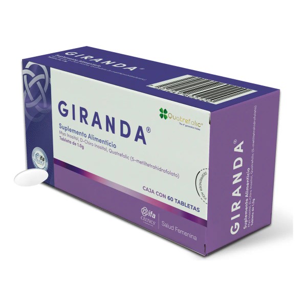 Giranda C60 Tabletas (suplemento) Sabor Sin Sabor - Producto Original
