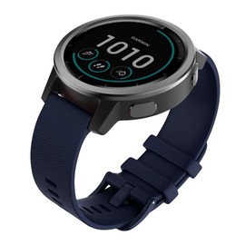 ISABAKE Replacement Band for Garmin Vivoactive 4, Garmin Darth Vader, First Avenger, Polar Vantage M, 22mm Silicone Strap Quick Release Wristband for Garmin Watch Accessories(Dark Blue)