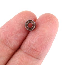 Miniature Ball Bearings, 10 Pack of Set 3 × 6 × 2.5mm / 0.12 × 0.23 × 0.09in MR63ZZ Ball Bearing Double-shielded Ball Bearings