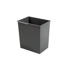 Hailo Inner Bucket 1220969, 20 Litres, Plastic, with Chrome-Plated Metal Handle, Suitable for Hailo Solo, Dark Grey
