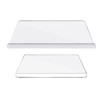 Acrylic Chopping Board Transparent Non Slip Cutting Board with Lip