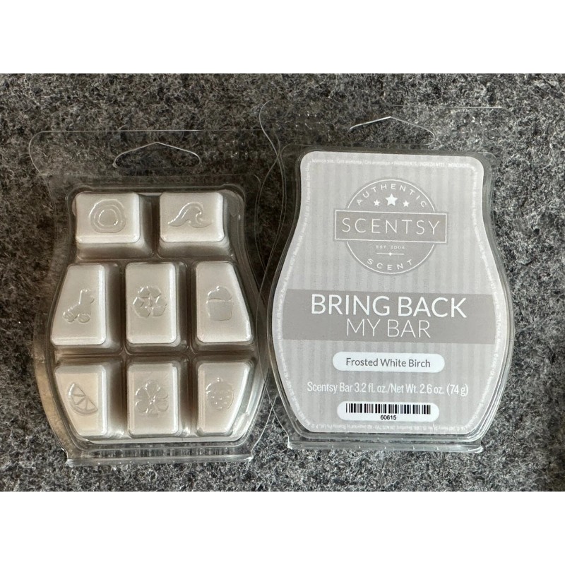 Scentsy ~ FROSTED WHITE BIRCH ~ Lot Of 3 Wax