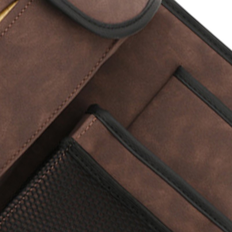 Car Back Seat Storage Bag Suspension PU Leather Hanging Organizer