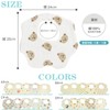 [§&∞&COCO] Baby Bib, Set of 5, 6-ply Gauze, 100% Cotton,