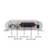 Digital Hi-Fi Power Amplifier 2.1CH Subwoofer Stereo Audio Player Car