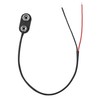 KASSupply 9V Battery Snap On Hard-Shell Clip Connector with Insulated