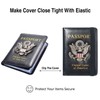 FACATH Funda Porta Pasaporte Cartera de Viaje RFID Blocking Carteras