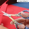 Hisuper Small Handicrafts Embroidery Scissors with Leather Scissors Cover Sharp