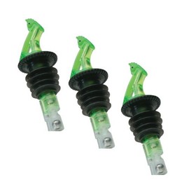 Precision Pour Measured Pourers w/ FLAP For LARGE BOTTLES, 1-1/4 Oz "" #1 Selling Brand- 3 Per Pack, Made entirely in the USA