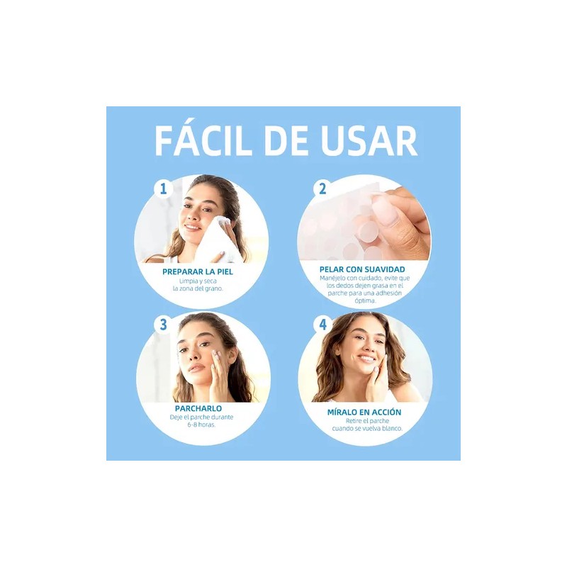 Lusabe Parches Para Acn Invisibles 36pzs Pimple Patch