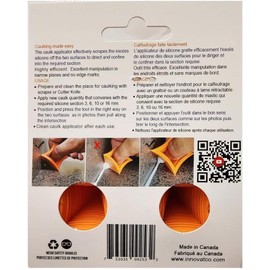 Silicone Caulking Tool,Sealant Finishing Tool,Silicone applicator effective sealing tools for Kitchen,Bathroom,Joint,4 different sections 4.6.10.16mm developed and produced by Innovatco in Canada