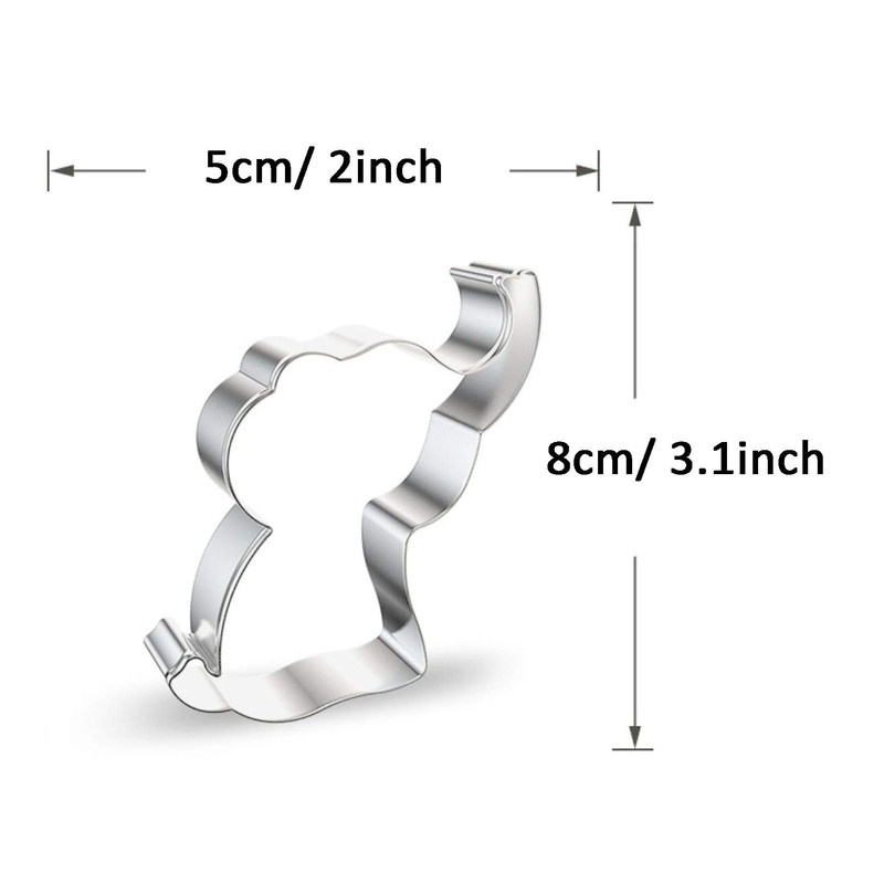 WDYJMALL Elephant Shape Cookie Cutter - F