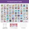 MoYouno Visual Timetable for Children,Autism Daily Chore Routine Chart,Kids Visual