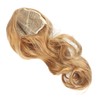 Women Long Hair Wig Light Brown Color Middle Parting Breathable